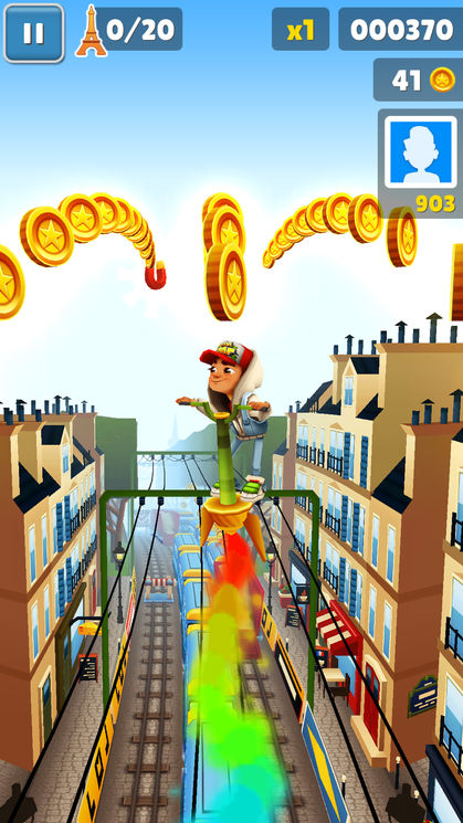 Subway surfers, Subway surfers paris, Subway surfers game